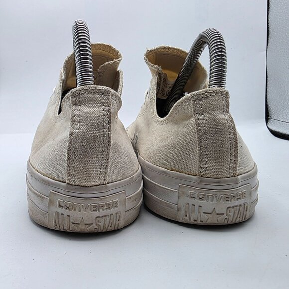 Converse All Star Womens Size 8 White Low Top Casual Sneakers Shoes Walking - Picture 5 of 13